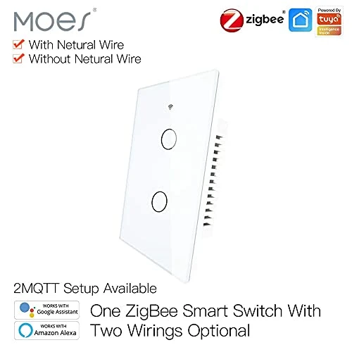 ZigBee Smart Touch Wall Light Switch — Smart Switch, MOES