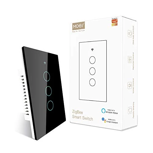 ZigBee Smart Touch Wall Light Switch — Smart Switch, MOES