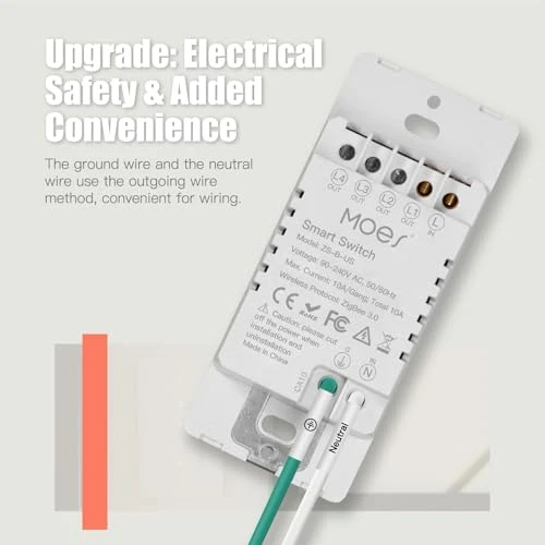 2nd Generation Zigbee Smart Switch — Smart Switch, MOES