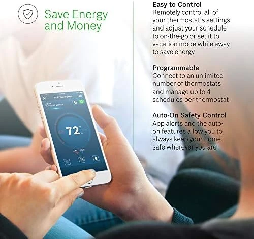 5-Inch Full-Color Touch Screen Smart Thermostat — Smart Thermostat, BOSCH