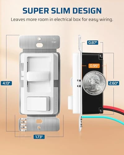 Dimmer Switch for LED Lights — Smart Switch, DEWENWILS