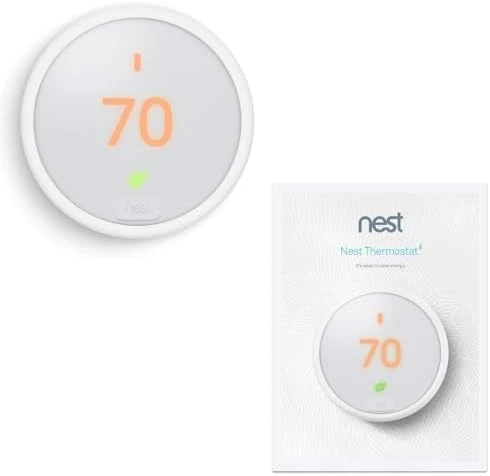 Learning Thermostat E 3rd Generation Bundle — Smart Thermostat, Google