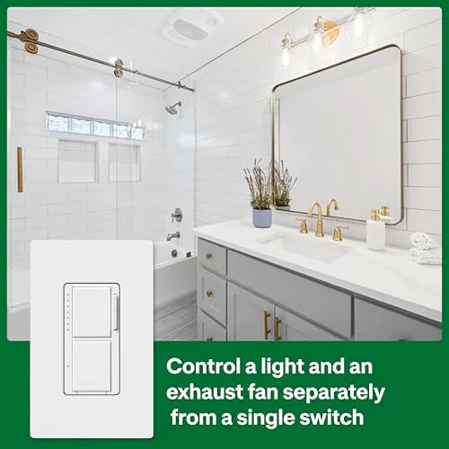 LED+ Dual Dimmer and Switch — Smart Switch, Lutron