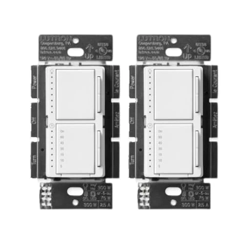 LED+ Dual Dimmer and Switch — Smart Switch, Lutron