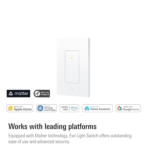 Light Switch (Matter) 2-Pack — Smart Switch, EVE