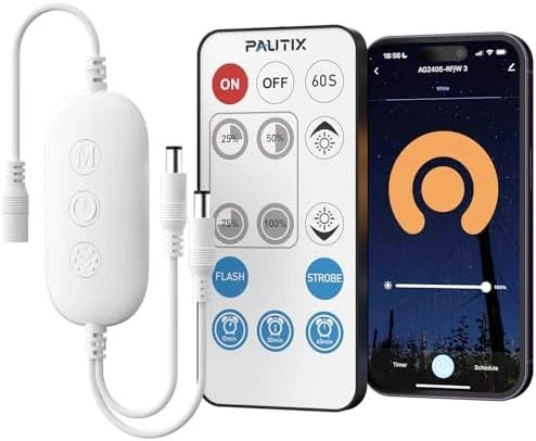 RF WiFi Smart Remote Dimmer for Single Color LED Strip Lights — LED Strip Lights, PAUTIX