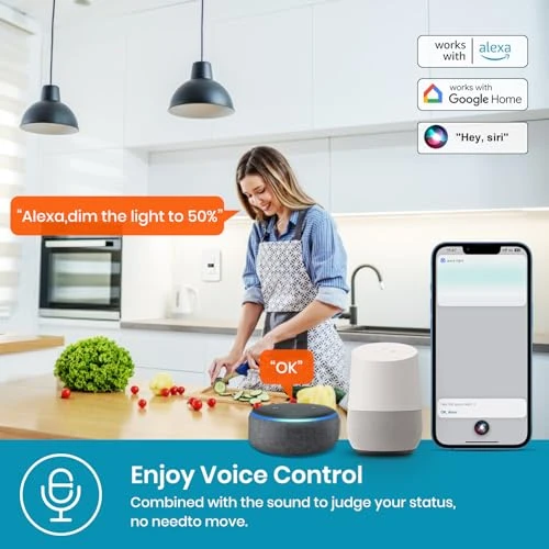 Smart Dimmer Switch 2-Gang Digital Display — Smart Switch, Milfra