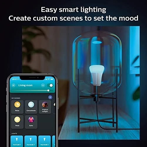 Smart Dimmer Switch with White and Color Ambiance Bulbs — Smart Light Bulb, Philips