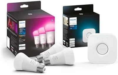 Smart Dimmer Switch with White and Color Ambiance Bulbs — Smart Light Bulb, Philips