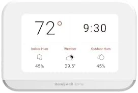 Smart Programmable Wi-Fi Thermostat with Humidity Monitoring & Control — Smart Thermostat, Honeywell Home