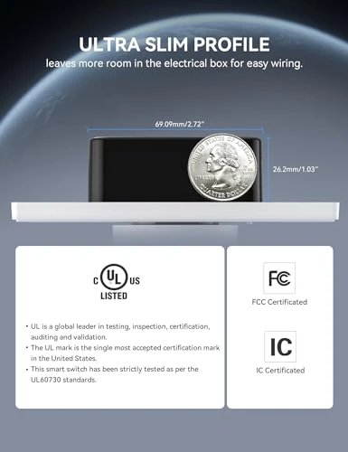Smart Rotary Triac Dimmer with Display Screen — Smart Switch, ELEGRP