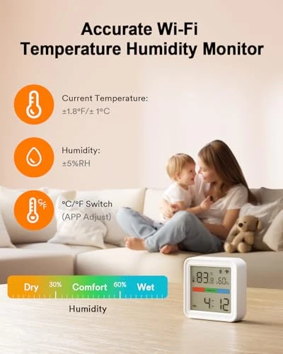 Smart Thermometer Hygrometer — Smart Thermometer, Lumary