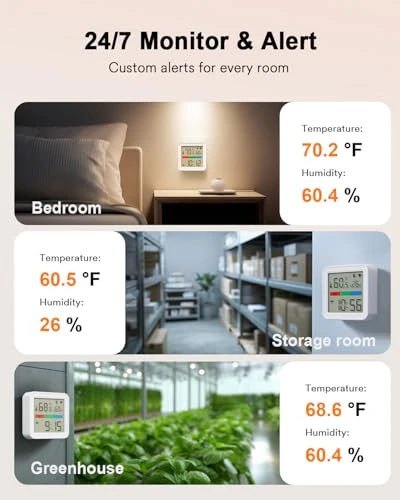 Smart Thermometer Hygrometer — Smart Thermometer, Lumary