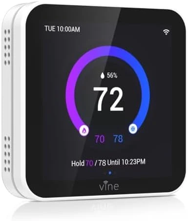 Smart Thermostat Larger Color Screen — Smart Thermostat, vine