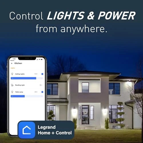 Smart Wi-Fi Enabled Tru-Universal Rocker Dimmer Switch — Smart Switch, Legrand