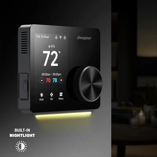 Smart Wi-Fi Programmable Thermostat — Smart Thermostat, Energizer