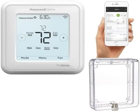 T6 Pro Wi-Fi Programmable Thermostat with Stages Up to 2 Heat/1 Cool Heat Pump or 2 Heat/2 Cool Conventional with Large... — Smart Thermostat, Honeywell