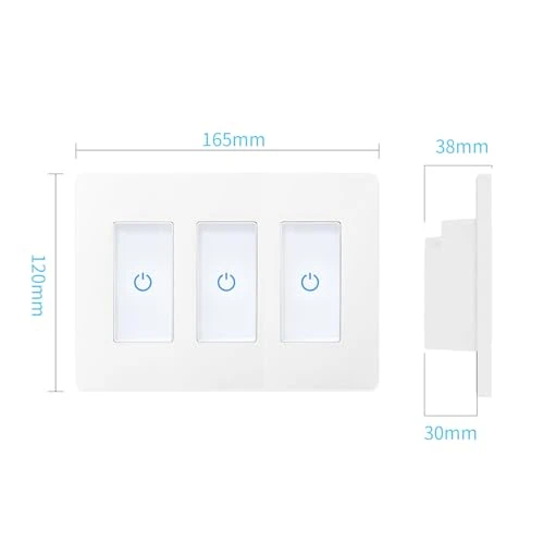 Touch Smart Switch 3 Gang — Smart Switch, Milfra