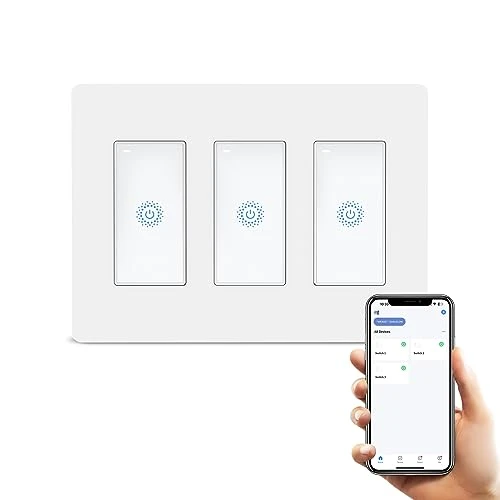 Touch Smart Switch 3 Gang — Smart Switch, Milfra