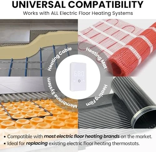 WiFi Smart Thermostat for Electric Floor Warming System — Smart Thermostat, MAXKOSKO