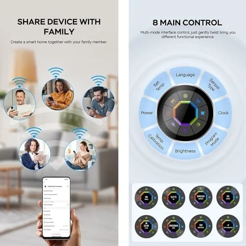 WiFi Smart Thermostat — Smart Thermostat, Yunir