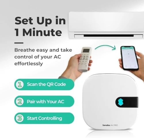 Air Conditioner Smart Controller & Air Quality Sensor — Smart Thermostat, Sensibo