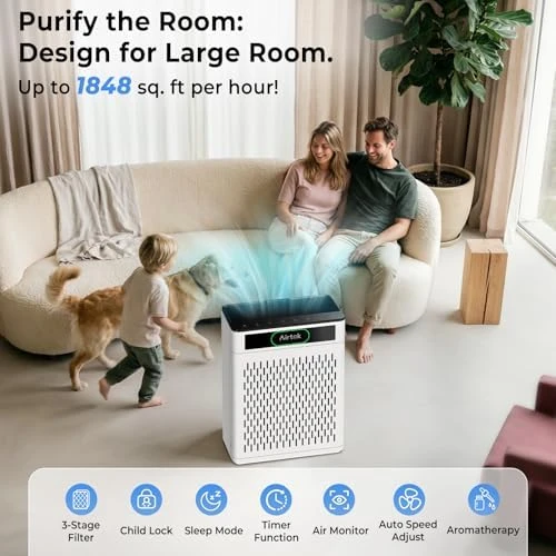 Air Purifier for Large Room — Air Purifier, AIRTOK