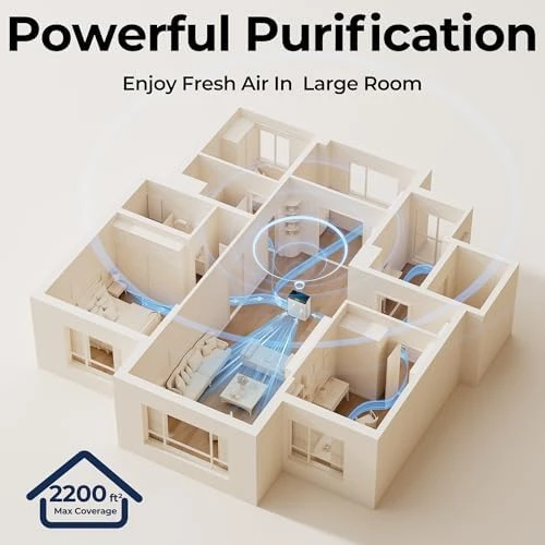 Air Purifier for Large Room — Air Purifier, Evalit