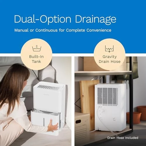 Dehumidifier 3,500 Sq Ft Wi-Fi — Dehumidifier, hOmeLabs