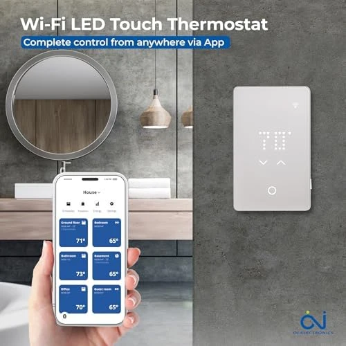 LED Smart Heated Floor Thermostat — Smart Thermostat, OJ Microline