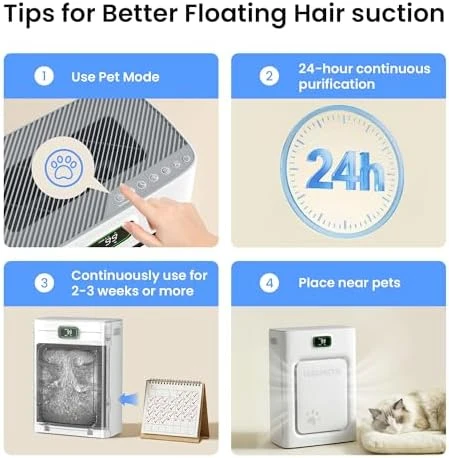 Pet Air Purifier for Home Large Room 2500 sq ft — Air Purifier, HEAPETS