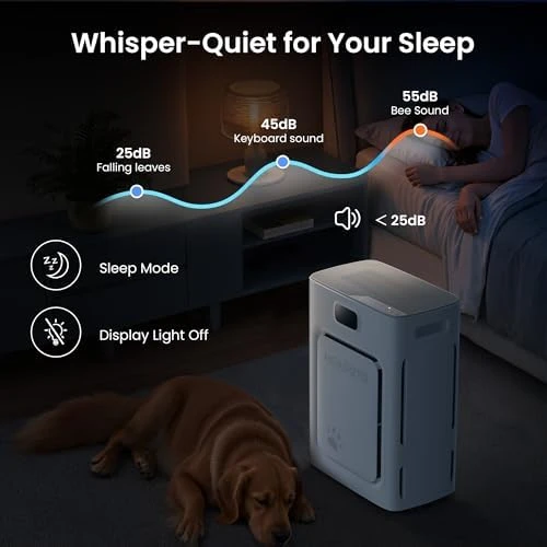 Pet Air Purifier for Home Large Room 2500 sq ft — Air Purifier, HEAPETS