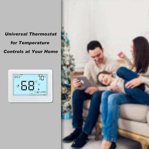 Programmable Auto Changeover Thermostat — Smart Thermostat, Coiiwsei