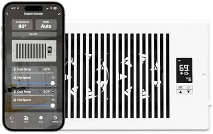 Register Booster Fan for 6" x 10" Registers — Smart Fan, Quietcool