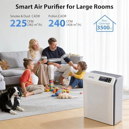 Smart Air Purifier for Large Rooms — Air Purifier, MATONC