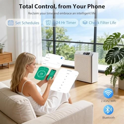 Smart Air Purifier for Large Rooms — Air Purifier, MATONC