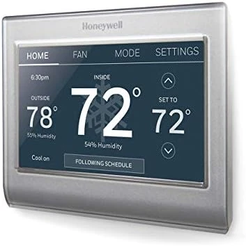 Smart Color Thermostat, 7 Day Programmable, Touch Screen, Energy Star, Alexa Ready (Renewed) — Smart Thermostat, Visit the Amazon Renewed Store