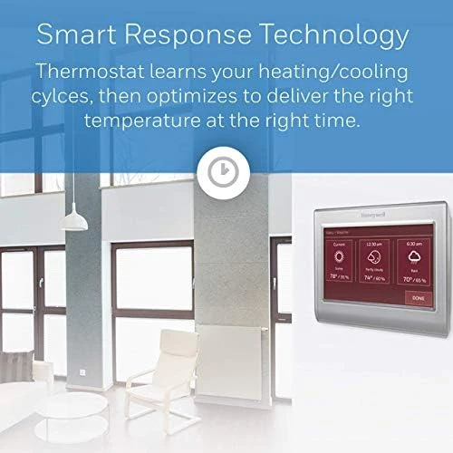 Smart Color Thermostat, 7 Day Programmable, Touch Screen, Energy Star, Alexa Ready (Renewed) — Smart Thermostat, Visit the Amazon Renewed Store