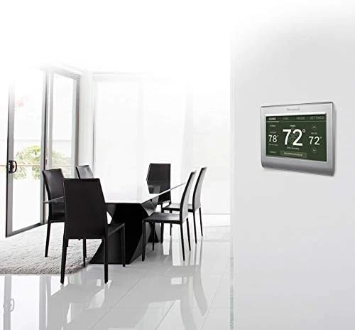 Smart Color Thermostat, 7 Day Programmable, Touch Screen, Energy Star, Alexa Ready (Renewed) — Smart Thermostat, Visit the Amazon Renewed Store