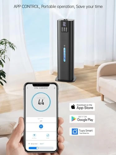 Smart Humidifier with App Control, 2.1Gal Capacity — Humidifier, Hiswelle