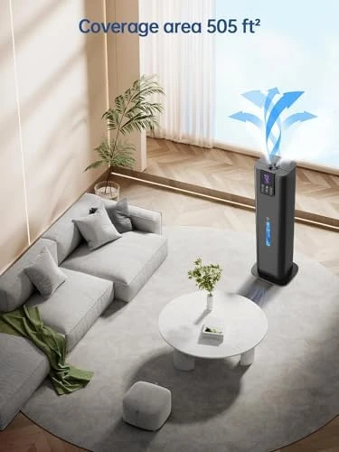 Smart Humidifier with App Control, 2.1Gal Capacity — Humidifier, Hiswelle