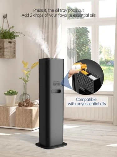 Smart Humidifier with App Control, 2.1Gal Capacity — Humidifier, Hiswelle