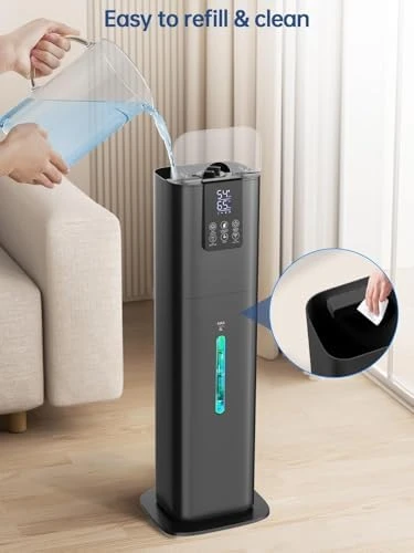 Smart Humidifier with App Control, 2.1Gal Capacity — Humidifier, Hiswelle