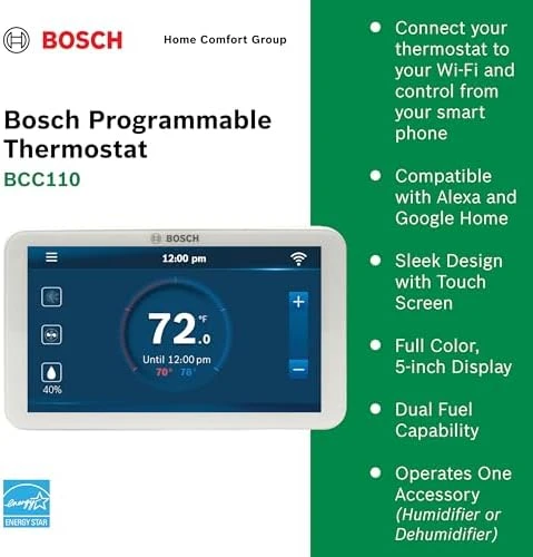 Smart Phone Wi-Fi Thermostat — Smart Thermostat, BOSCH