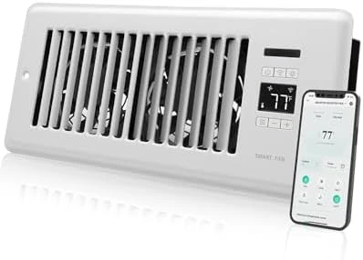 Super Quiet Register Booster Fan — Smart Fan, Howeall