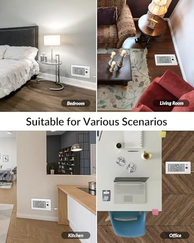 Super Quiet Register Booster Fan — Smart Fan, Howeall