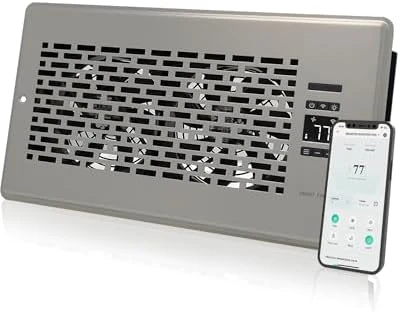 Super Quiet Register Booster Fan — Smart Fan, Howeall