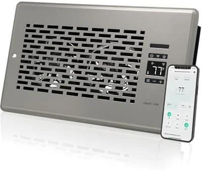 Super Quiet Register Booster Fan — Smart Fan, Howeall