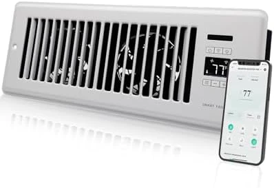 Super Quiet Register Booster Fan — Smart Fan, Howeall