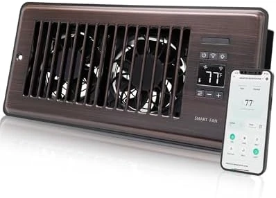 Super Quiet Register Booster Fan — Smart Fan, Howeall